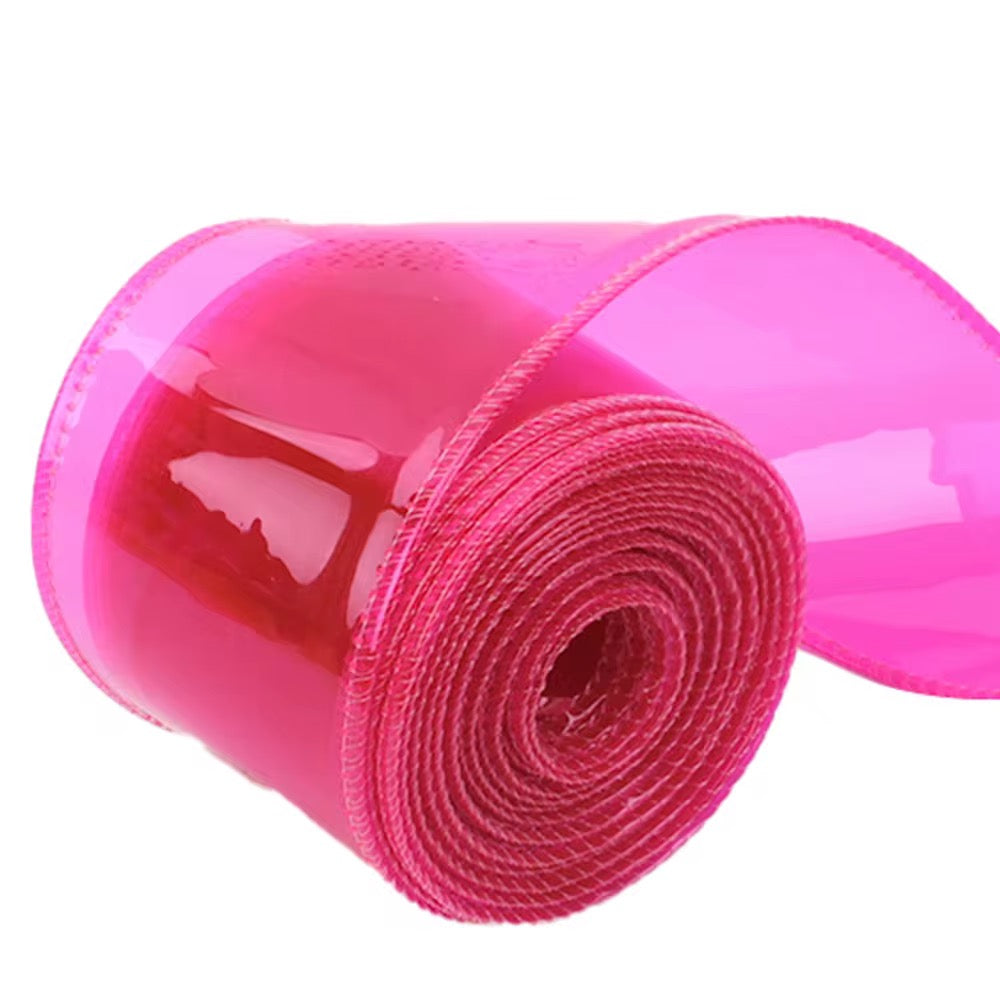 Dark Pink | 2" Jelly Ribbon | Printed Ribbon | Ready To Ship