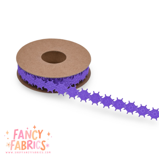 Spiderwebs | Embossed Ribbon | Sold By The Yard