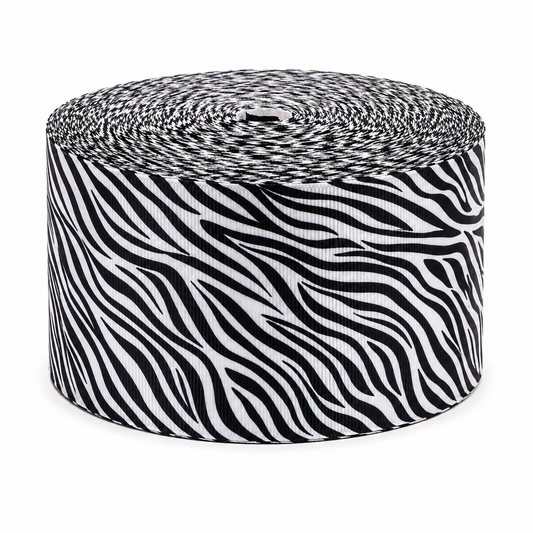 Classic Zebra | 3" Single Sided | Printed Ribbon | Ready To Ship