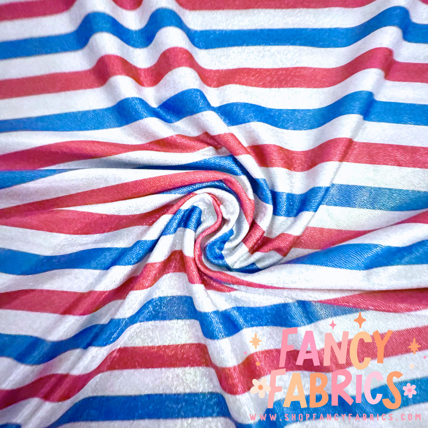 RWB Stripes | 4x4 Scaling | Printed Holographic | Ready To Ship