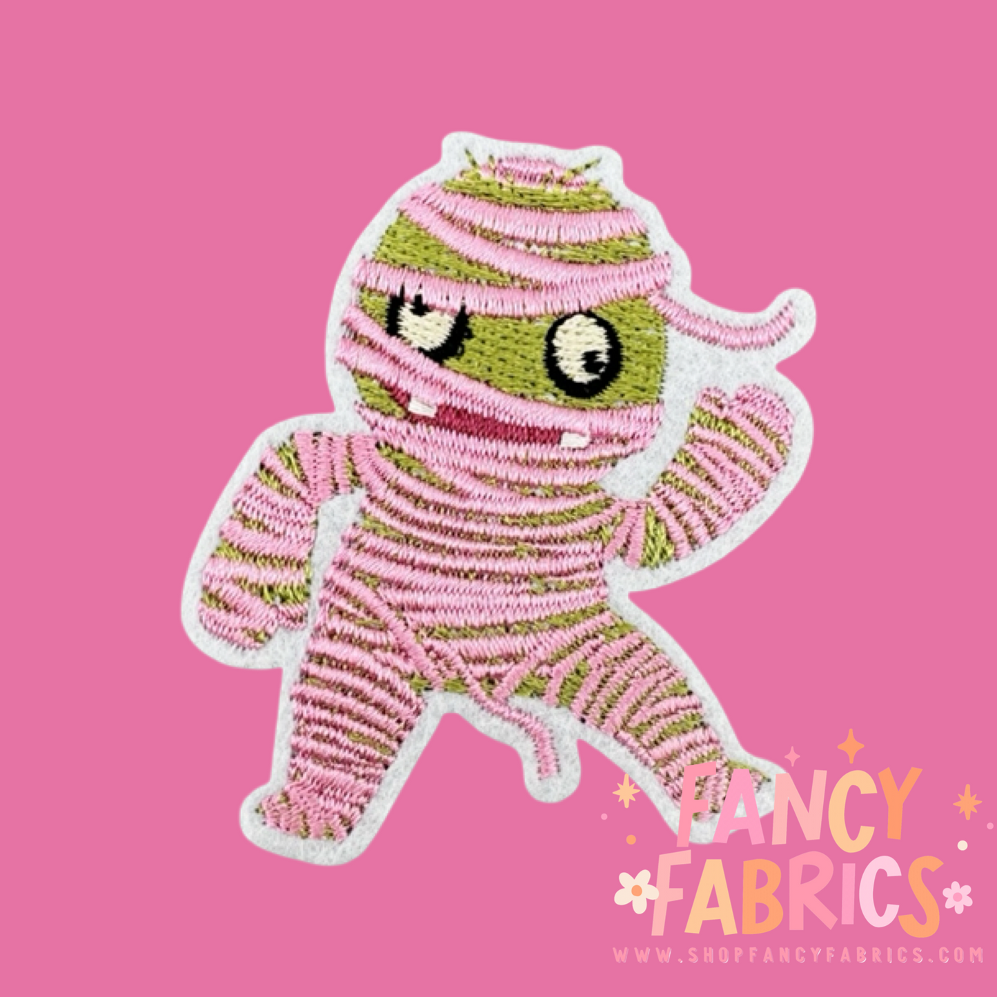 Pink Mummy | Iron On Patch