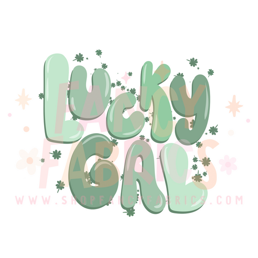 Lucky Gal | Child Size | DTF Transfer
