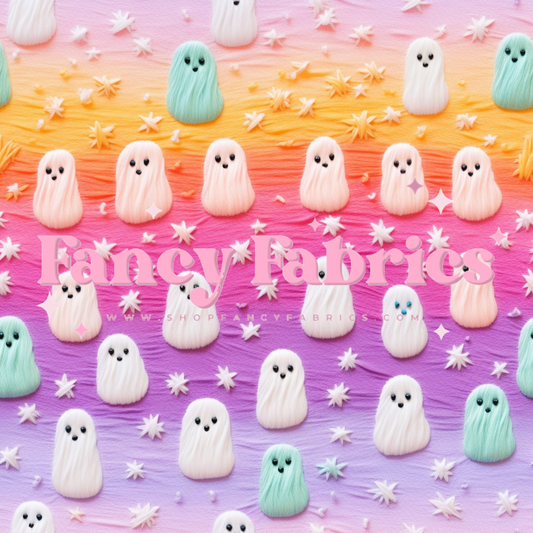 Ombré Tiny Ghosts | PREORDER | By The Yard