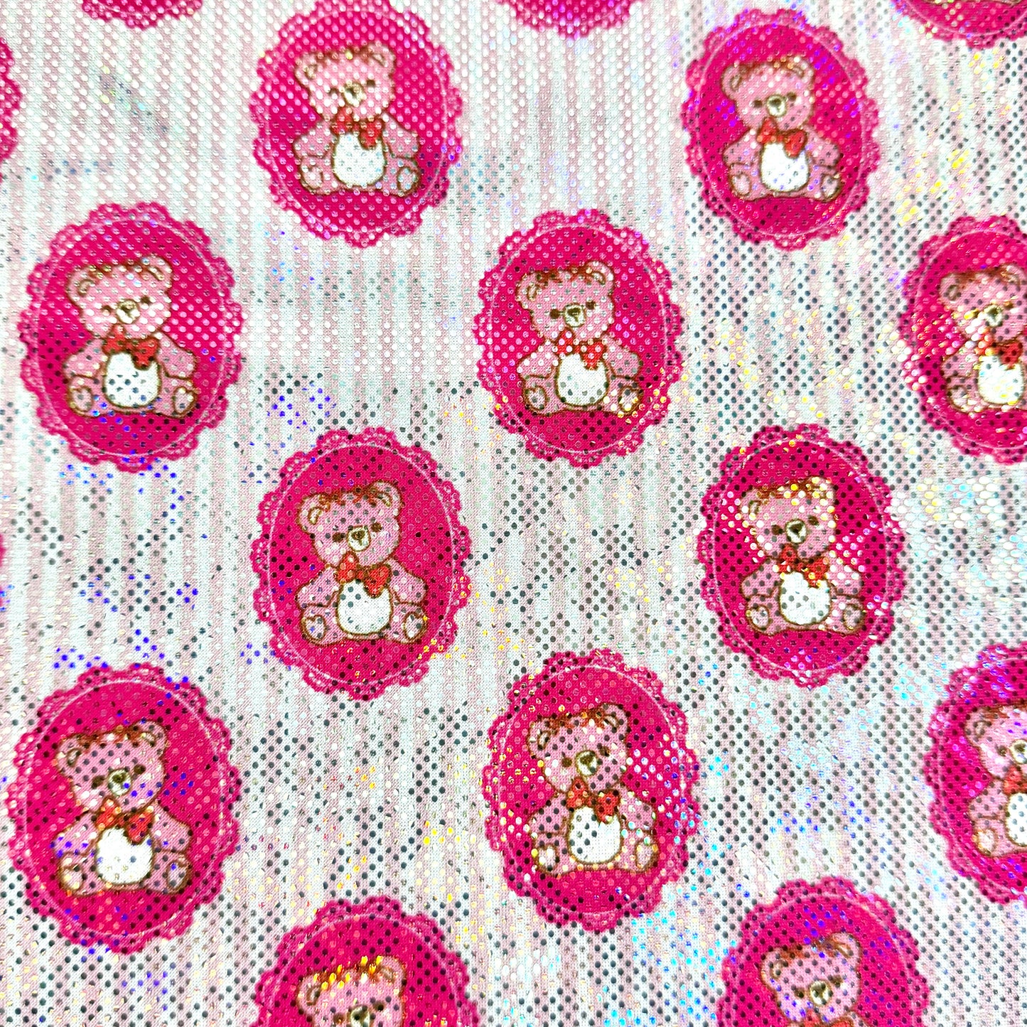 Teddy Frames | 3x3 Scaling | Printed Shattered Holographic | Ready To Ship