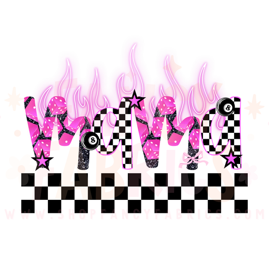 Mama Flames | DTF Transfer | Ready To Ship
