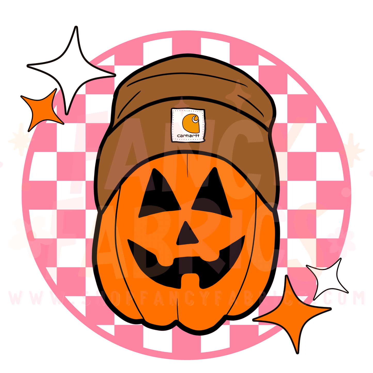 Jack 'O Lantern Beanie | Child Size | DTF Transfer