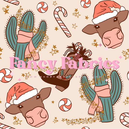 Cowboys Christmas | PREORDER | By The Yard
