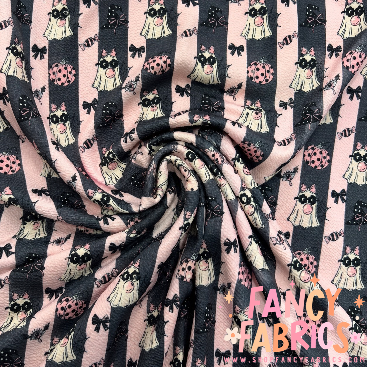Bubblegum Ghost Stripes | 4x4 Scaling | Bullet | Ready To Ship
