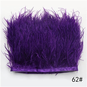 Dark Purple | Feather Fringe | By The Yard