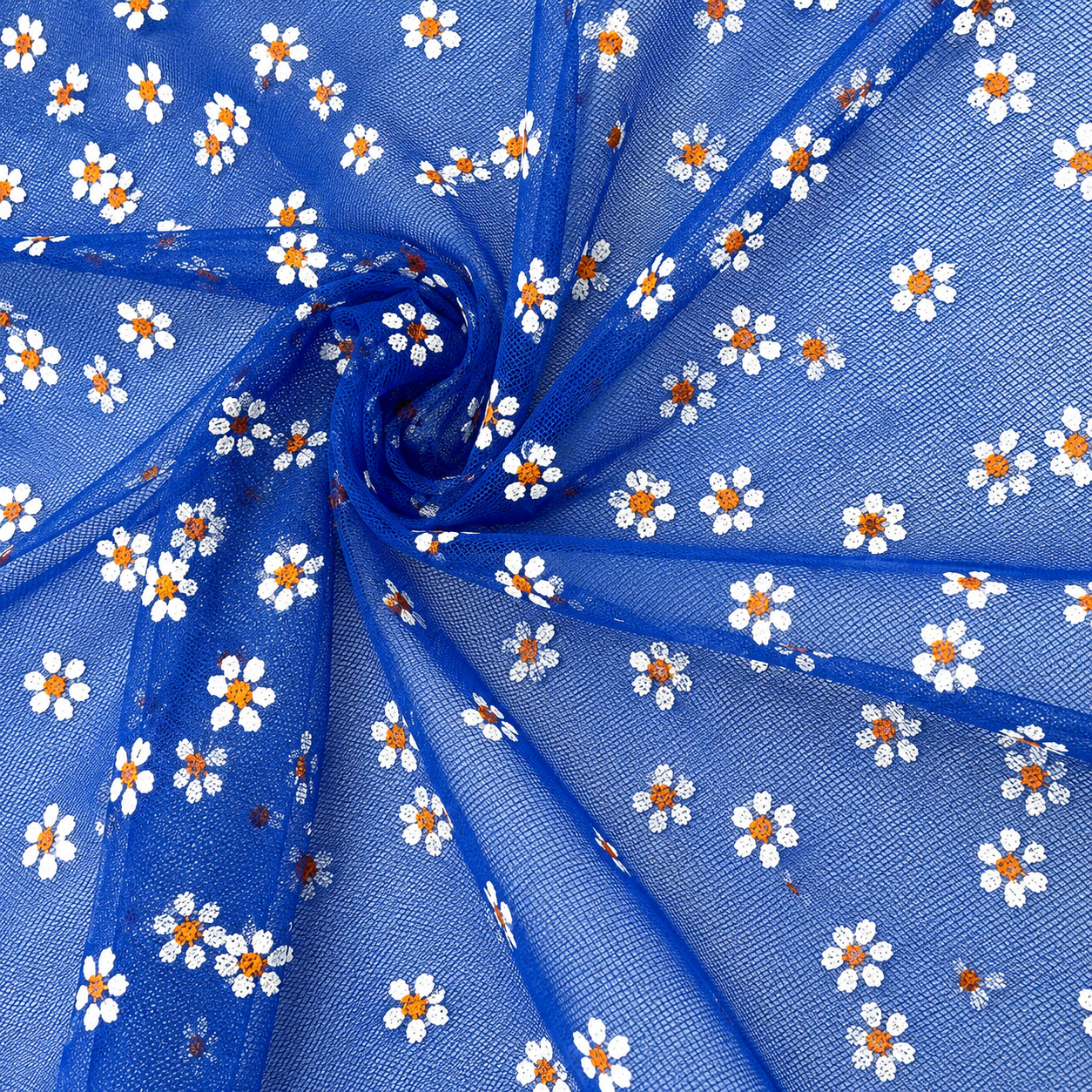 Royal Blue | Tiny Daisy Mesh | Ready To Ship
