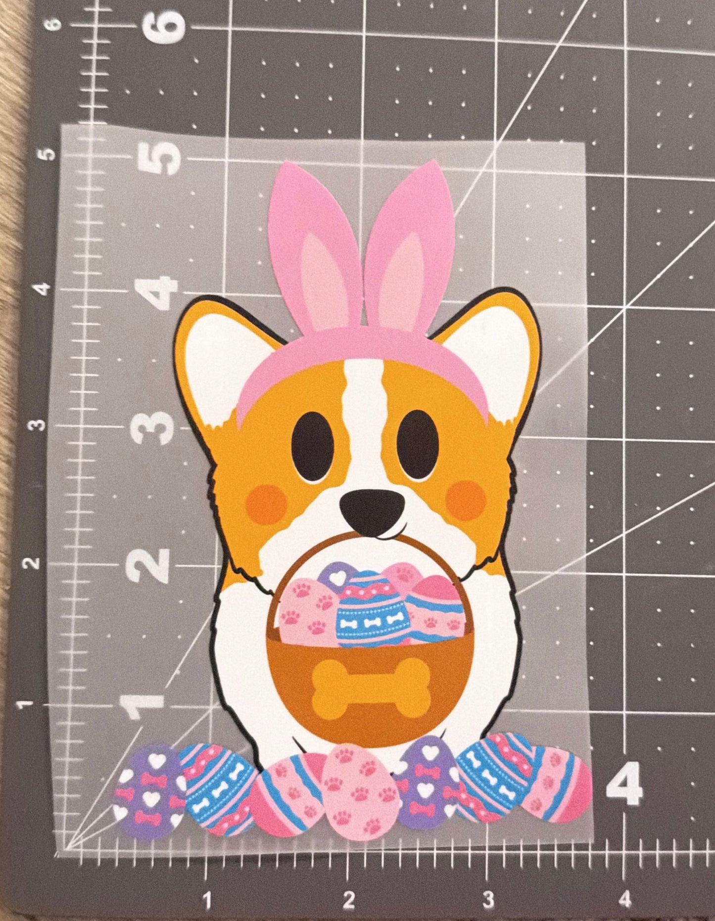 Corgi Bunny | Toddler Size | DTF Transfer