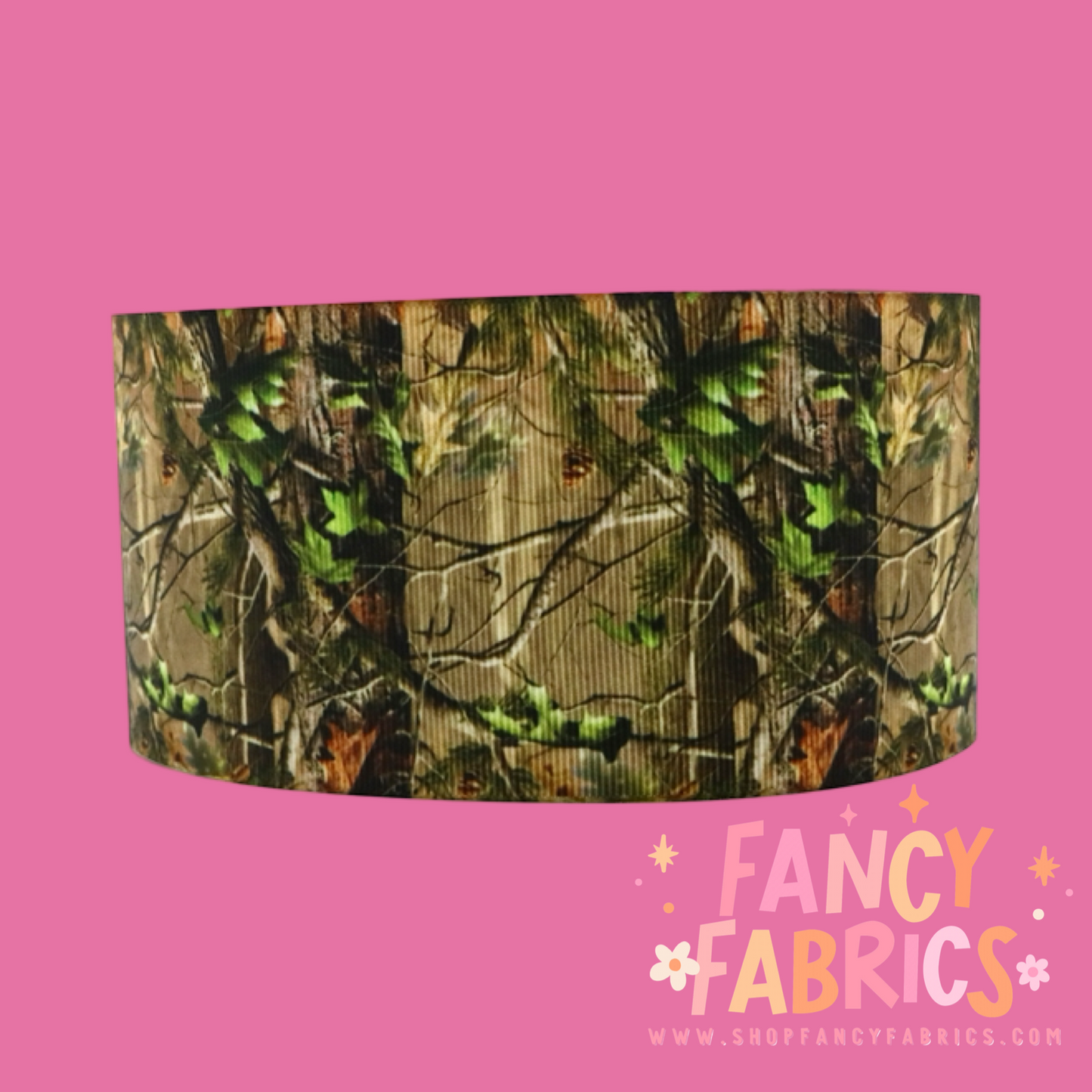 Camo | 3" Single Sided | Printed Ribbon | Ready To Ship