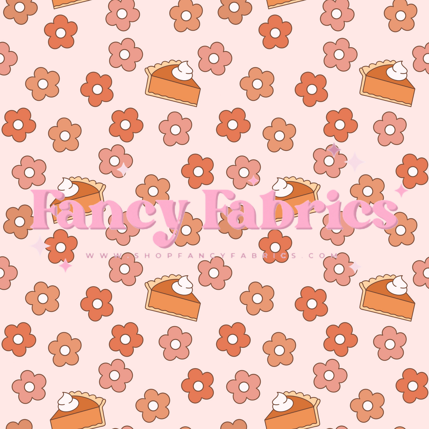 Pumpkin Pie Daisies | PREORDER | By The Yard