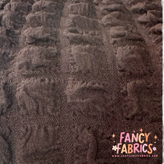 Deep Brown | Bubble Knit | Ready To Ship