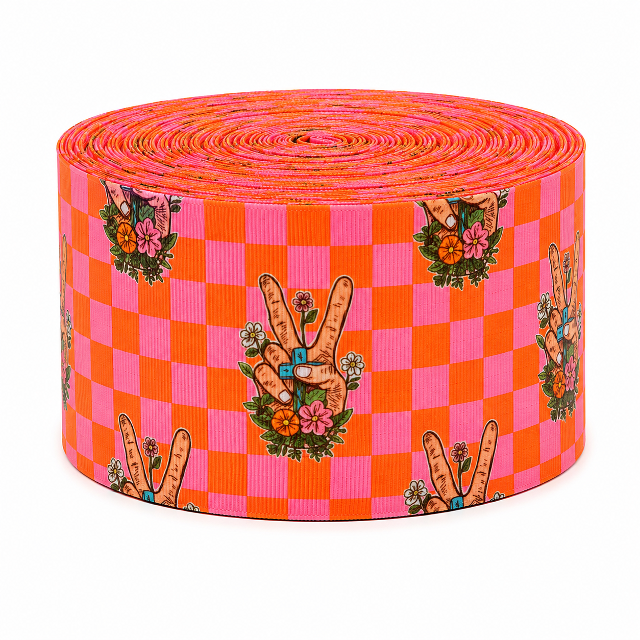 Peace + Faith | 3" Single Sided | Printed Ribbon | Ready To Ship