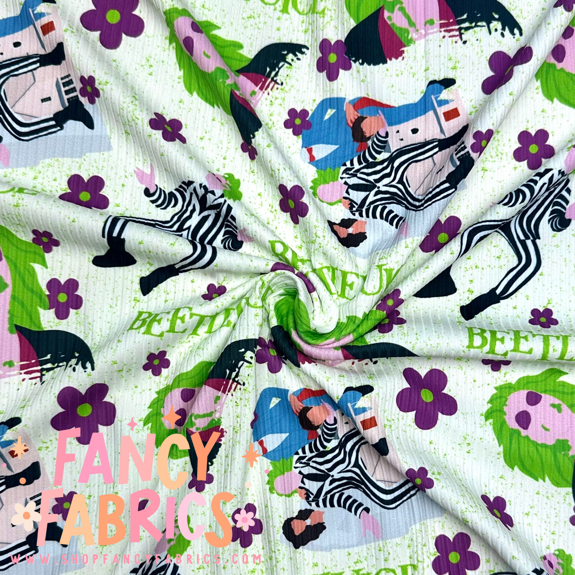 Beetlejuice | 8x8 Scaling | Skinny Rib | Ready To Ship