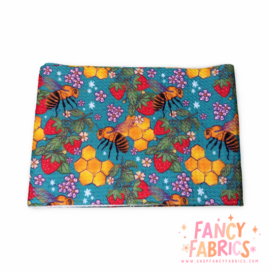 Bees + Berries | 5" x WOF | Bullet Strip | Ready To Ship