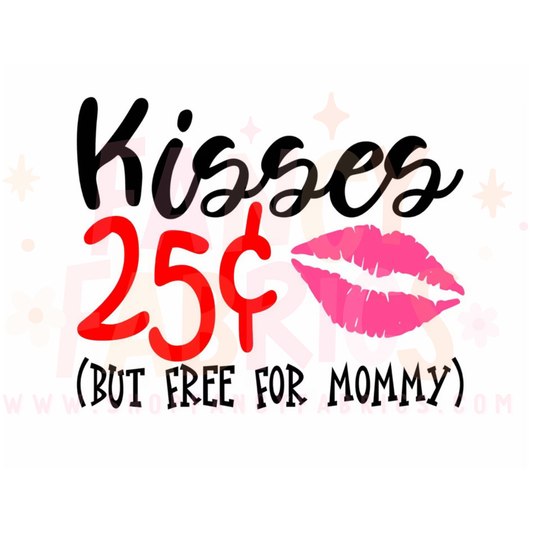 Kisses | Child Size | DTF Transfer