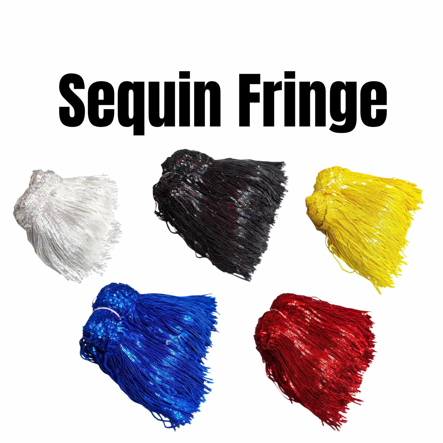 Solid Sequin | Fringe | By The Yard
