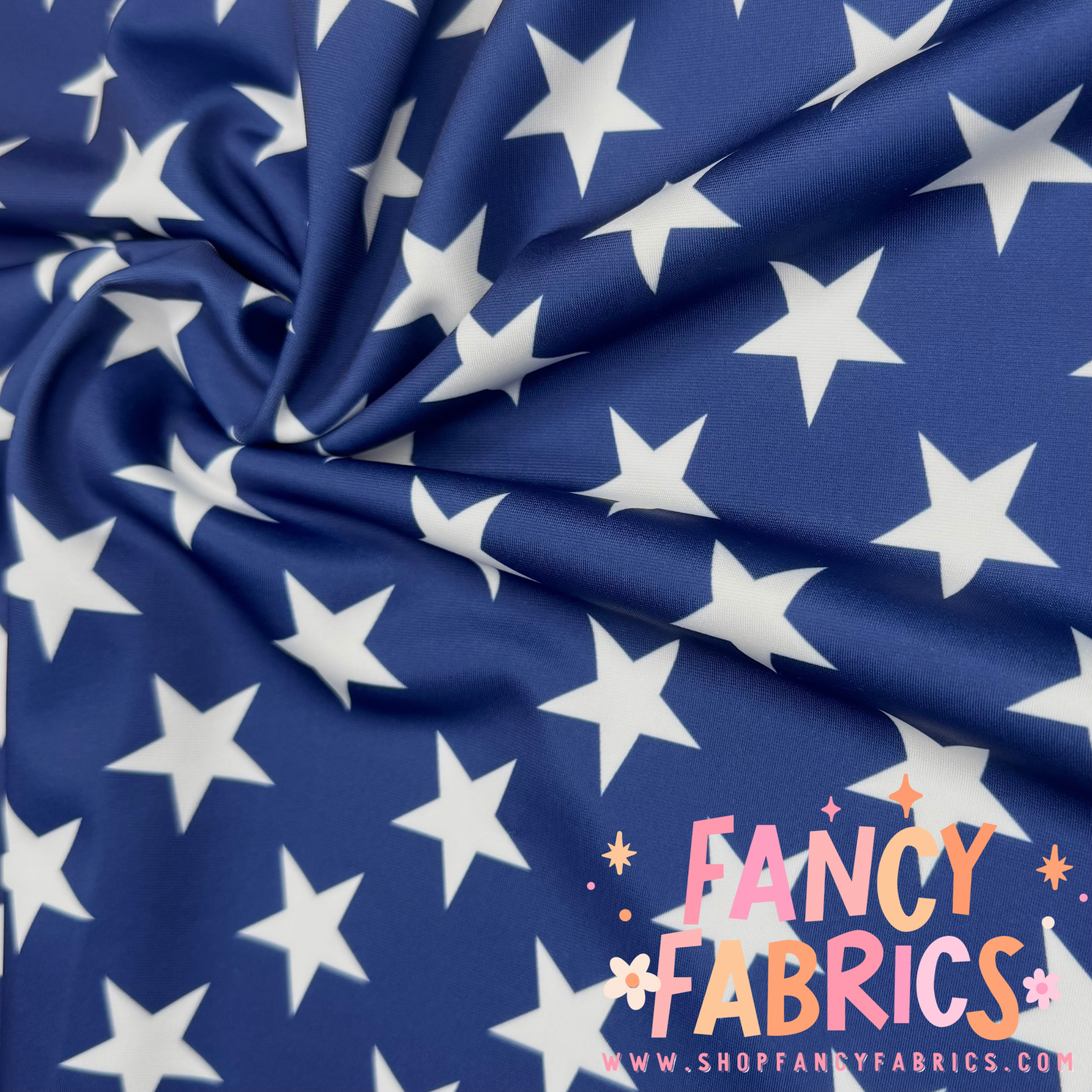 Navy Stars | Swim | 4x4 Scaling | Ready To Ship