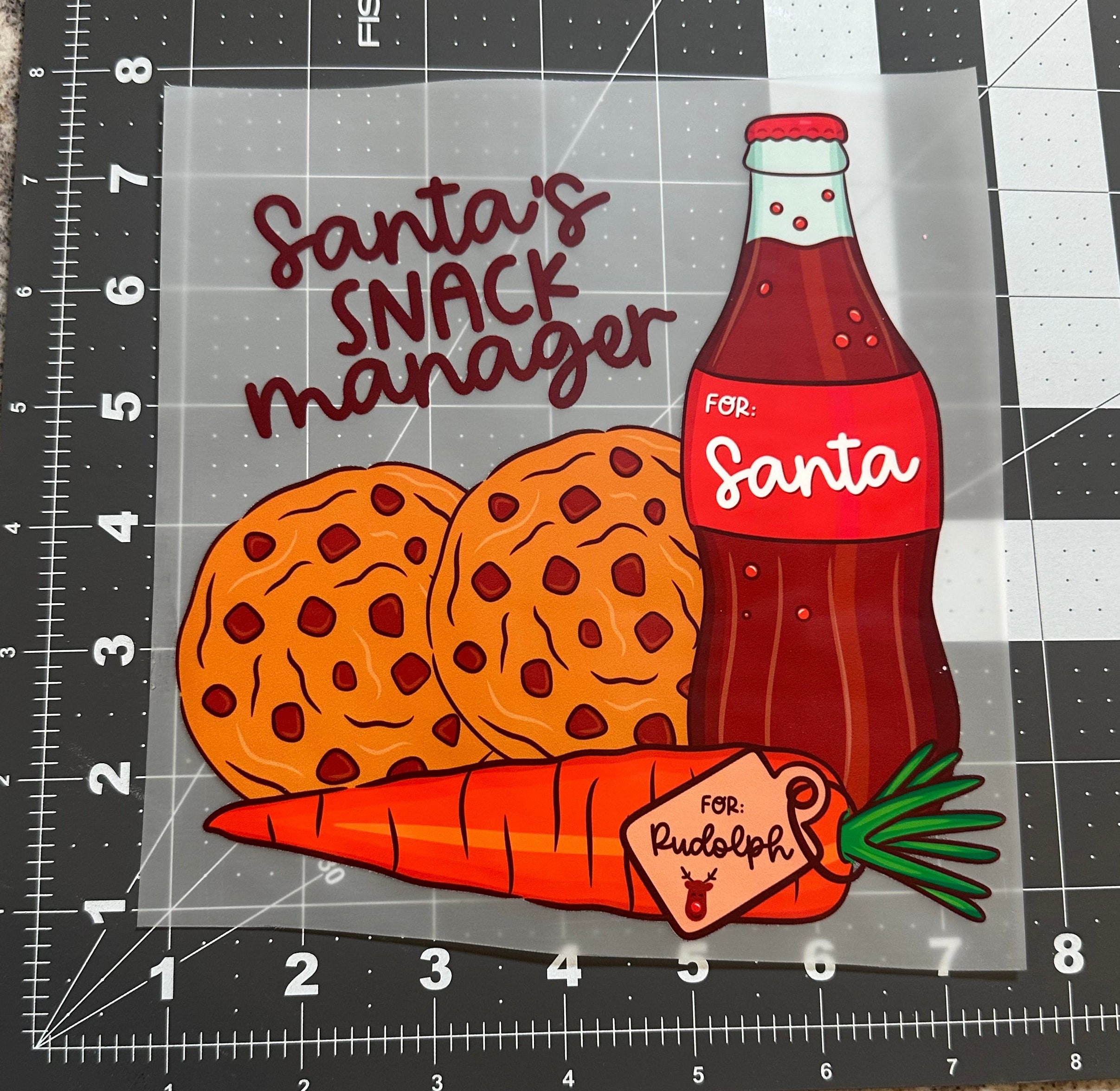 Santa's Snack Manager | Child Size | DTF Transfer