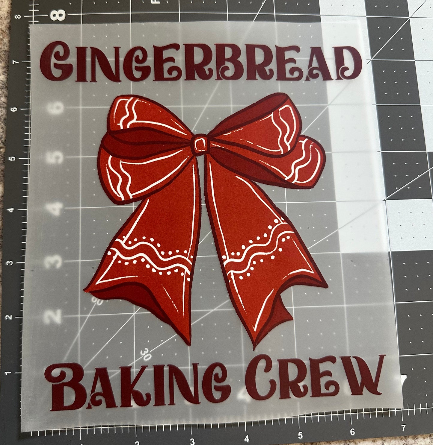 Gingerbread Baking Crew | Child Size | DTF Transfer