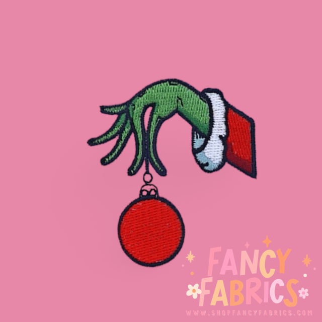 Grinch Hand | Iron On Patch