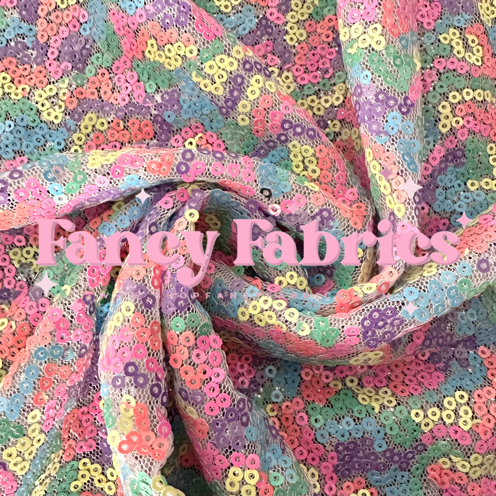 Multi | Stretch Sequin Mesh | Ready To Ship