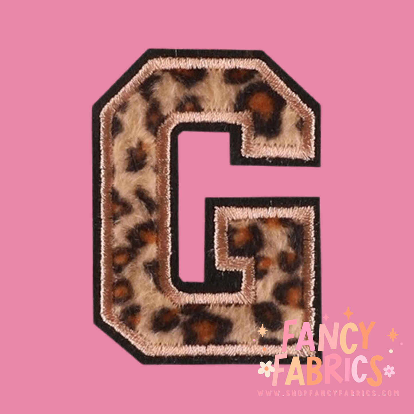 Letter G (Leopard) | Iron On Patch