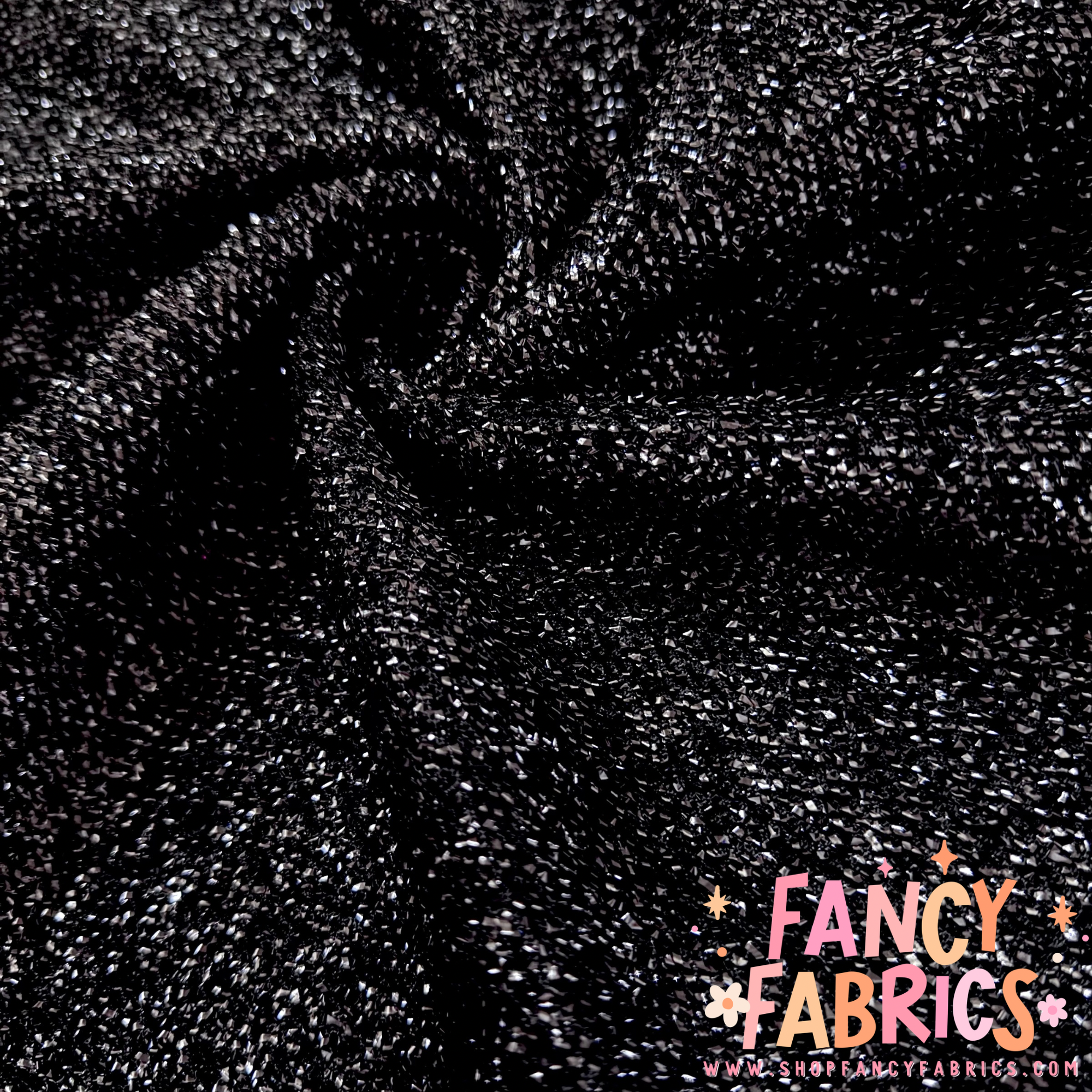 Black | Tinsel Fabric | Ready To Ship