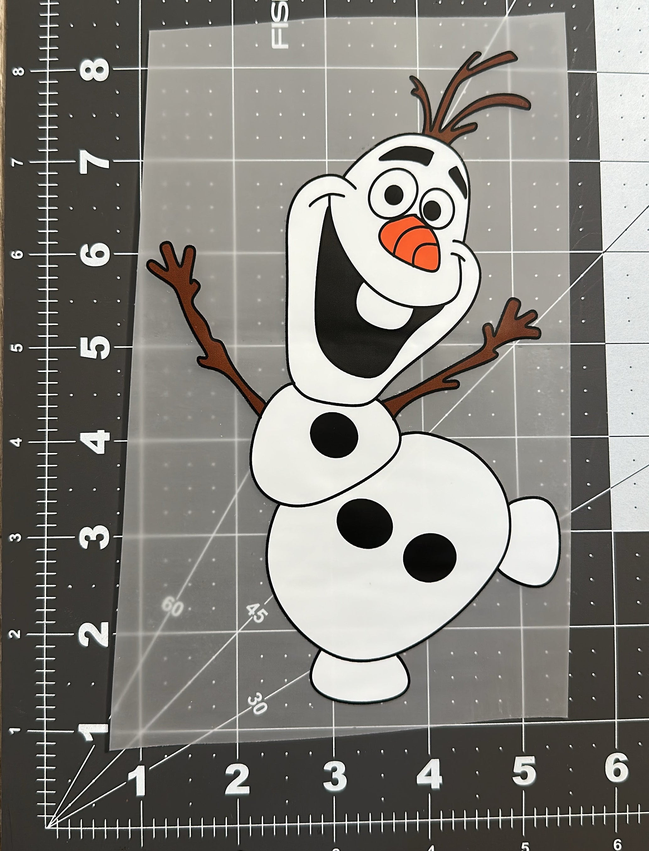 Happy Snowman | Child Size | DTF Transfer