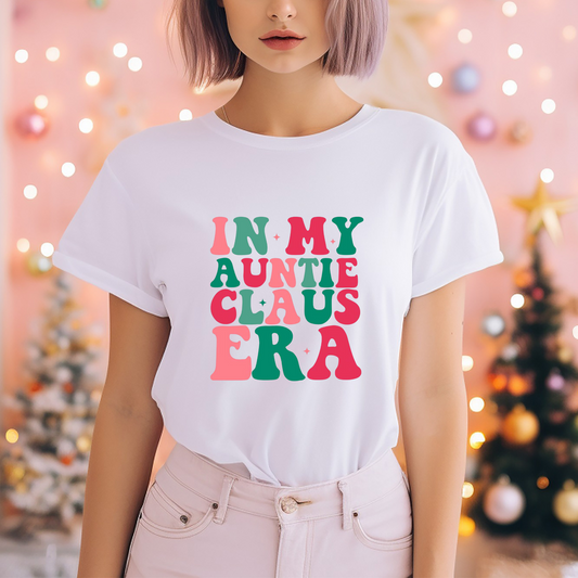 Auntie Claus Era | Adult Size | DTF Transfer | Ready To Ship