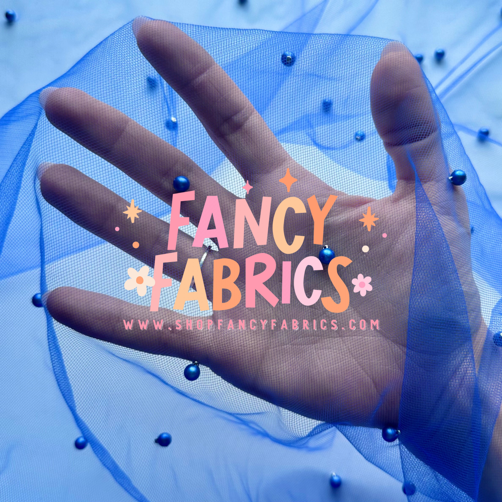 Blue | Pearl Mesh | Ready To Ship