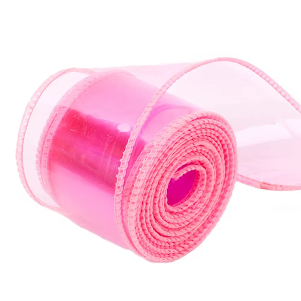 Pink | 2" Jelly Ribbon | Printed Ribbon | Ready To Ship