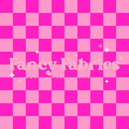 Pink Checkers 2 | PREORDER | By The Yard