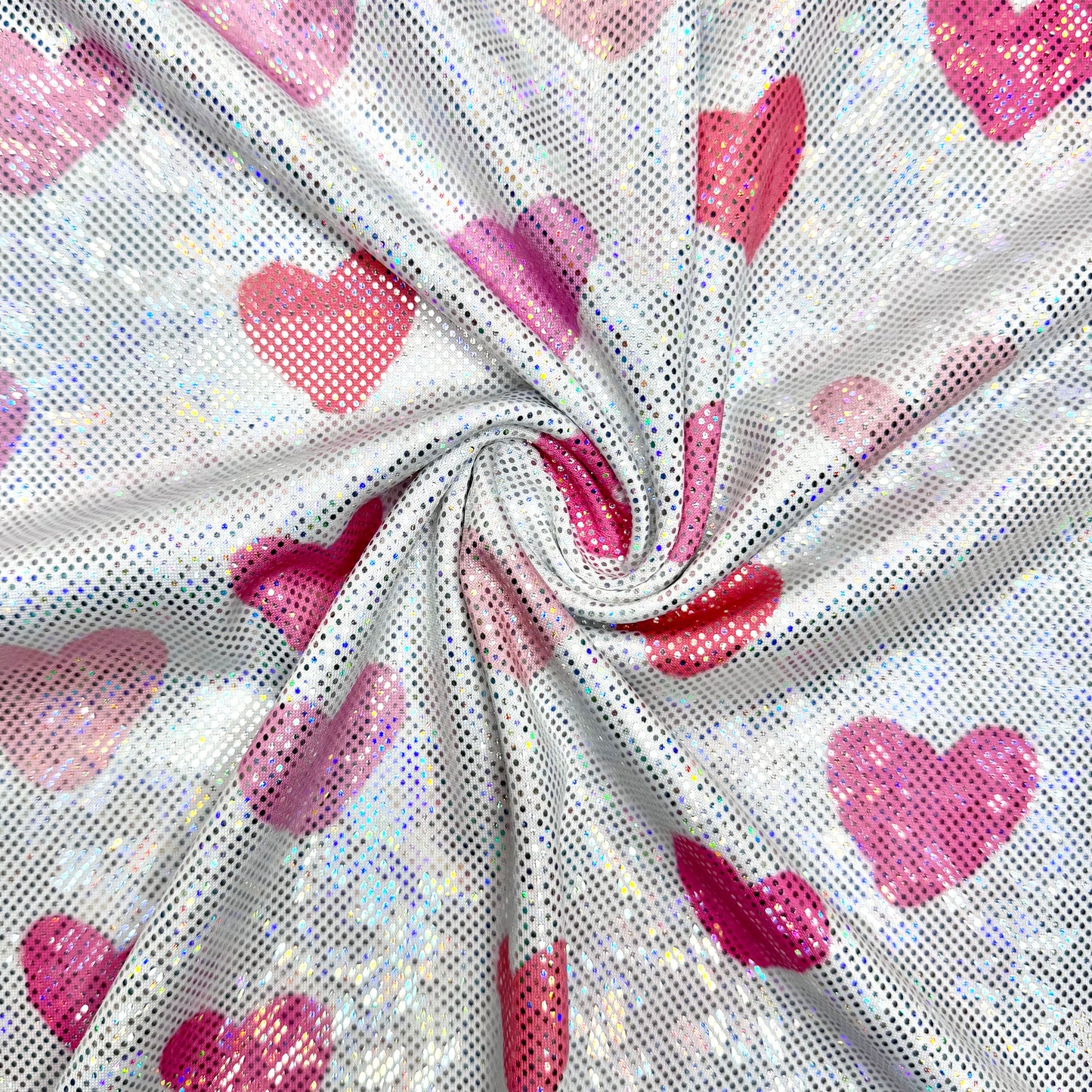 Simple Hearts | 12x12 Scaling | Printed Shattered Holographic | Ready To Ship