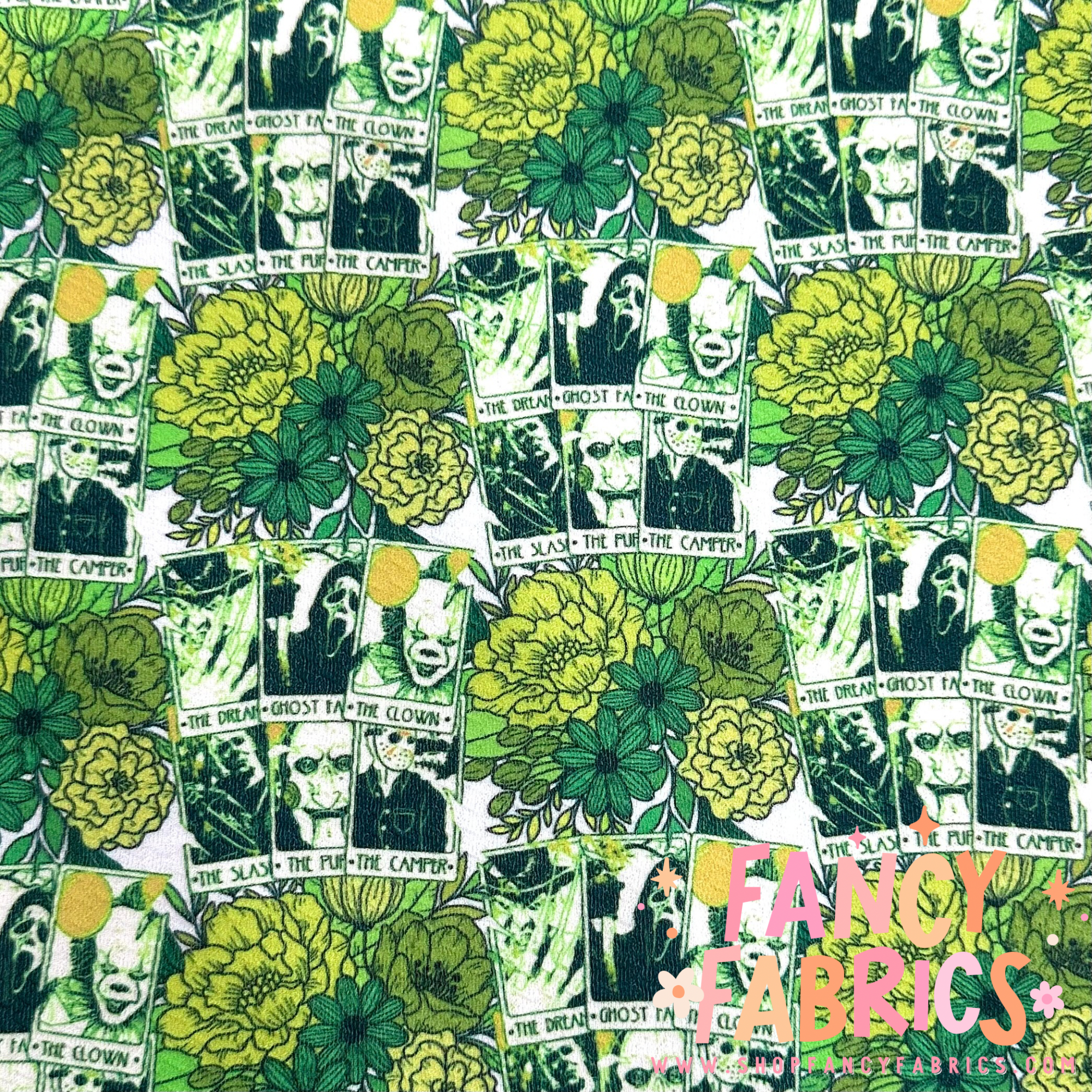 Horror Cards (Green) | 4x4 Scaling | Bullet | Ready To Ship