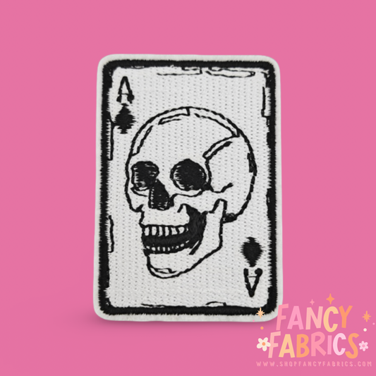 Skull Playing Cards | Iron On Patch