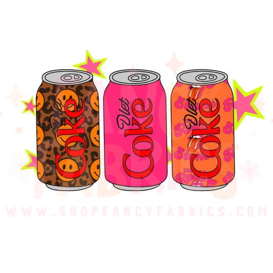 Diet Soda | Adult Size | DTF Transfer | Ready To Ship