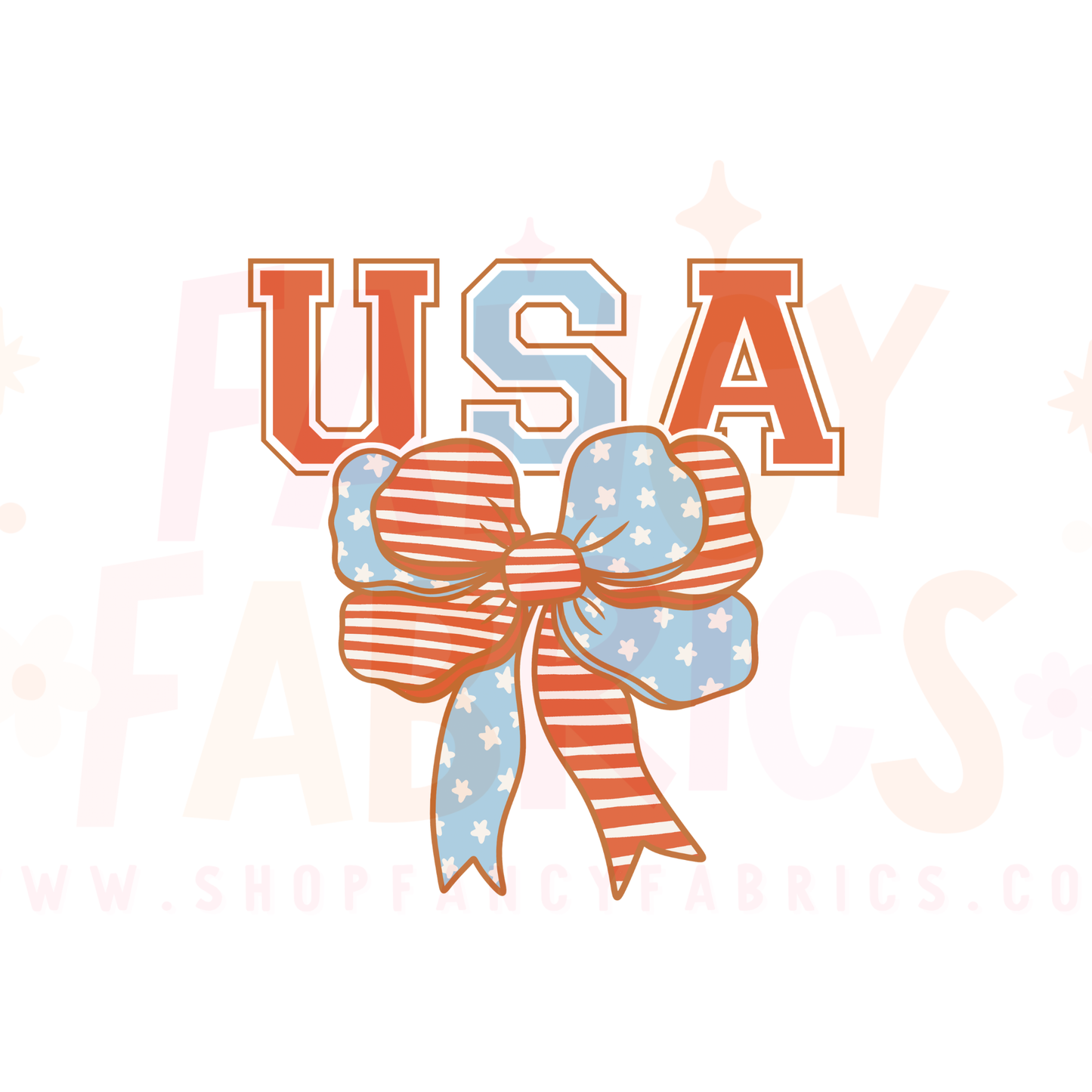 USA Bow | Child Size | DTF Transfer