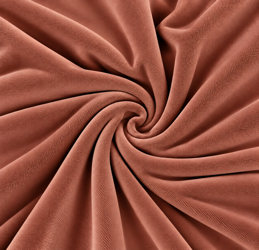 Mocha | Ultra Plush Stretch Velvet | Ready To Ship