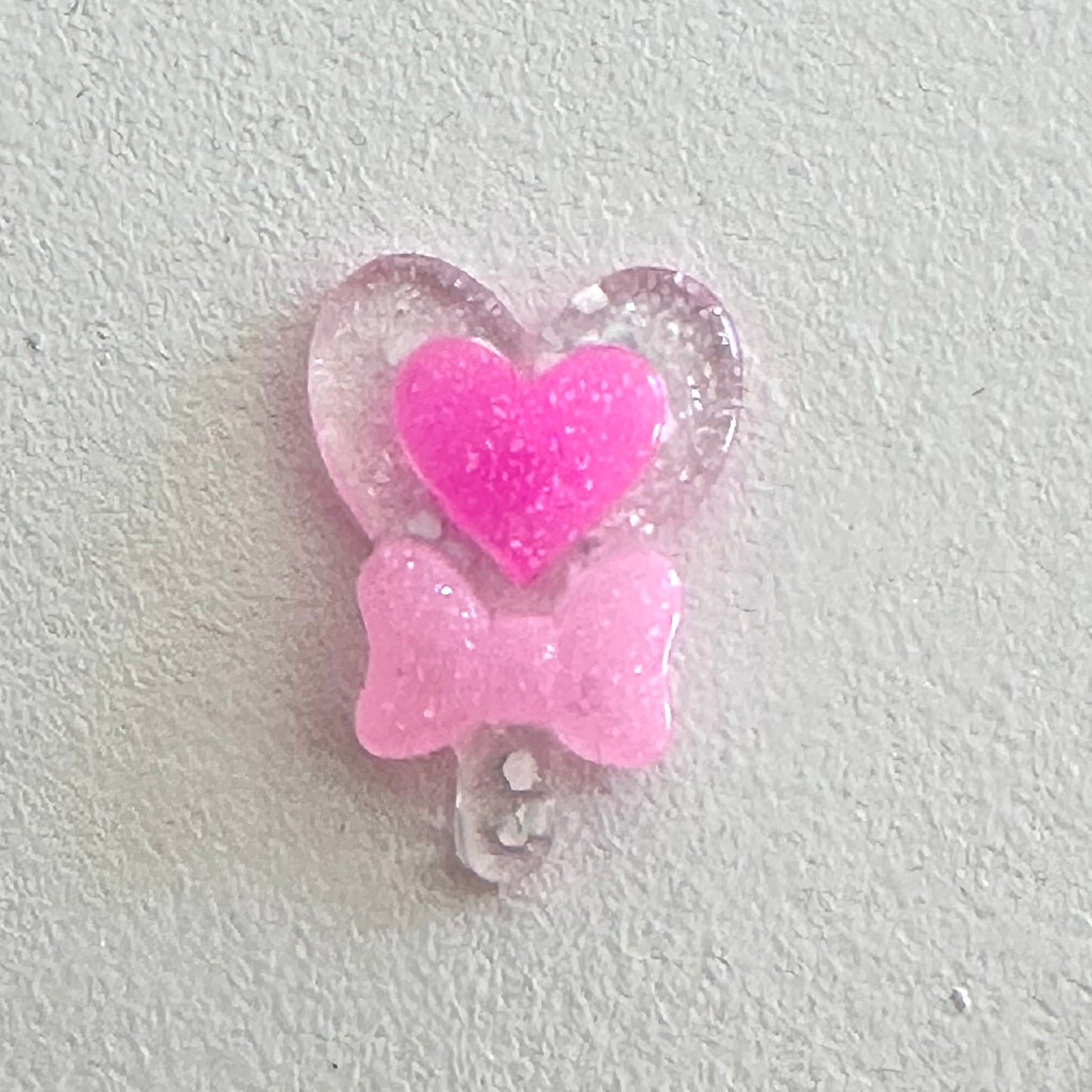 Glitter Heart Suckers | Heart Resins