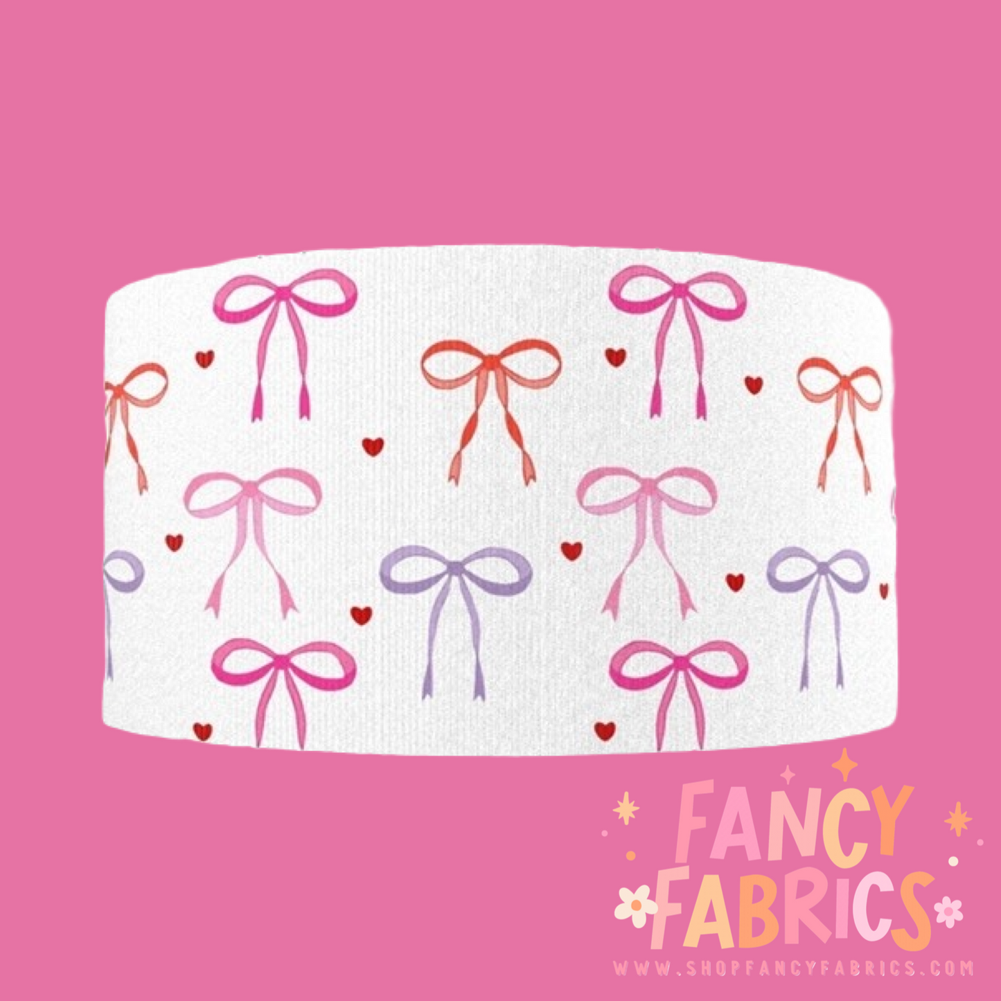 Dainty Bows | 3" Single Sided | Printed Ribbon | Ready To Ship