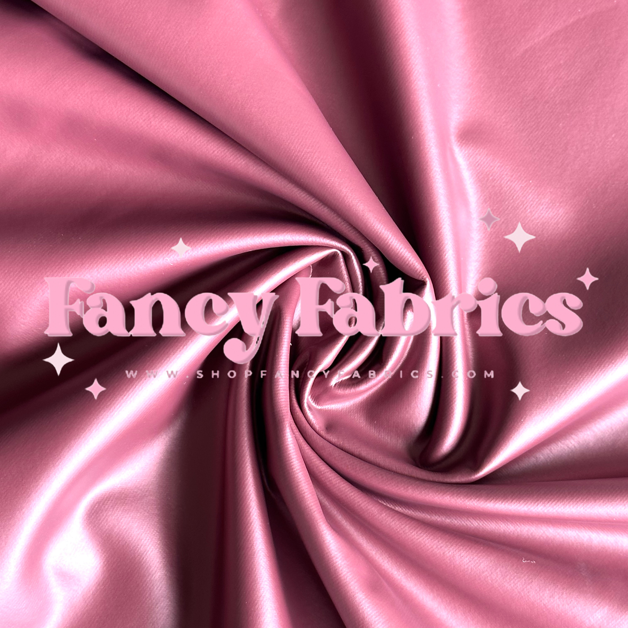 Berry Pleather Fabric by the Yard and Half Yards
