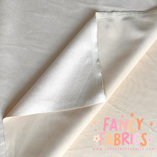 Off White | Stretch Suede | Ready To Ship