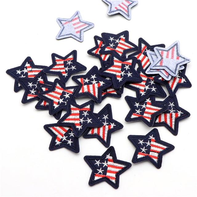 Small Flag Star | Iron On Patch