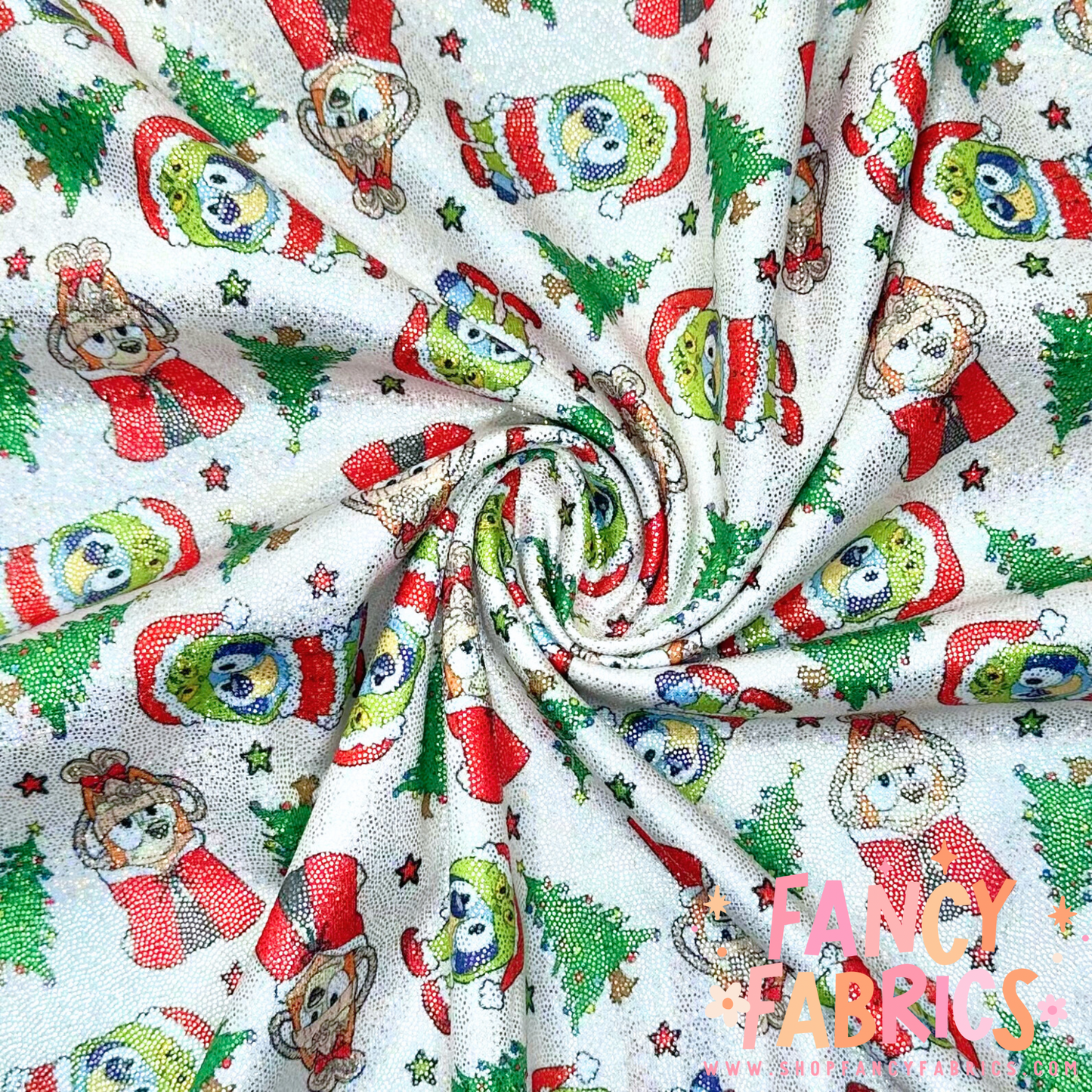 Blue Dog WhoVille | 4x4 Scaling | Printed Holographic | Ready To Ship