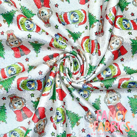 Blue Dog WhoVille | 4x4 Scaling | Printed Holographic | Ready To Ship