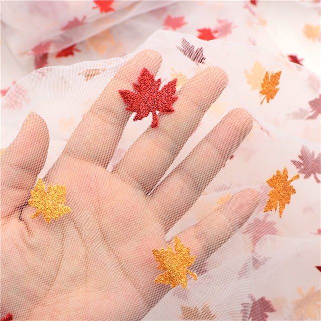 Glitter Leaves | Mesh | Ready To Ship