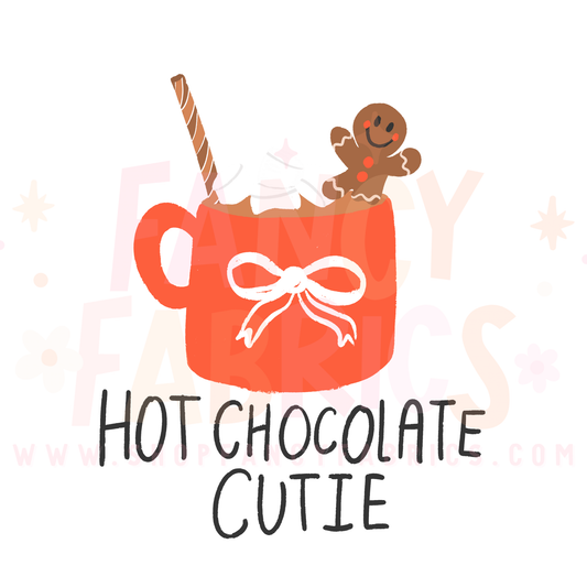 Hot Chocolate Cutie | Child Size | DTF Transfer